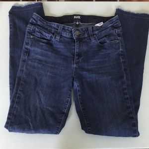 Paige step up skyline ankle peg jeans size 27